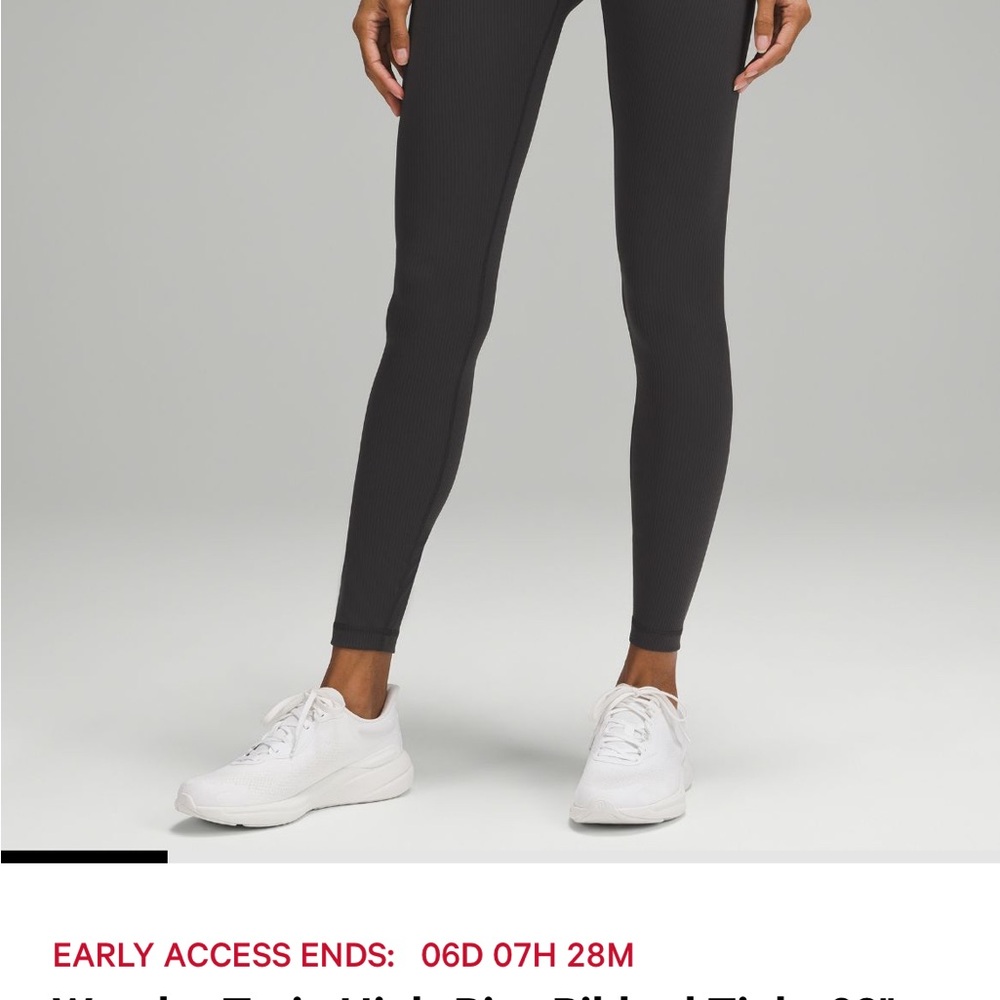 Lululemon Athletica Charcoal Leggings